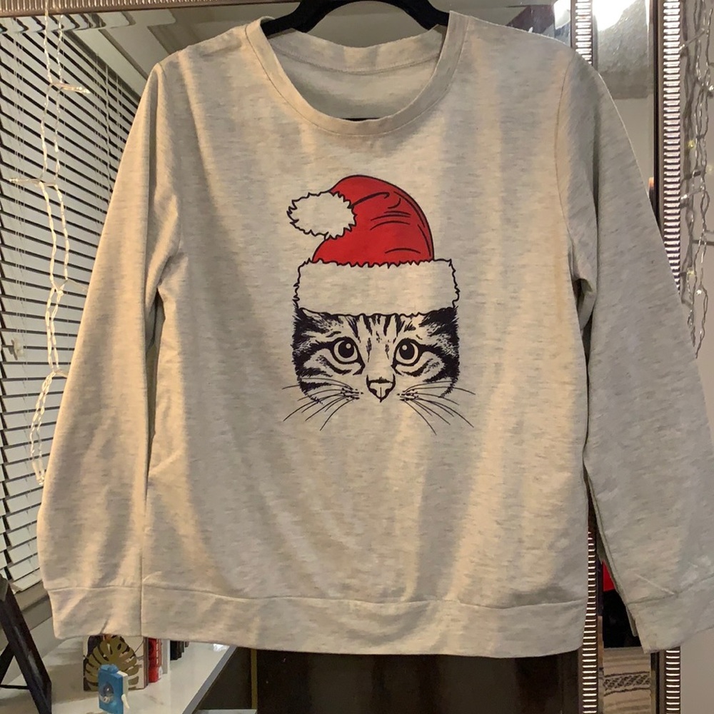 Christmas Cat Sweater